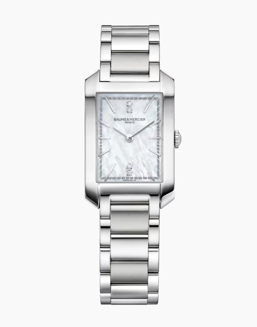 BAUME & MERCIER-Hampton 10474 QUARTZ WATCH, DIAMOND-SET  display picture 2