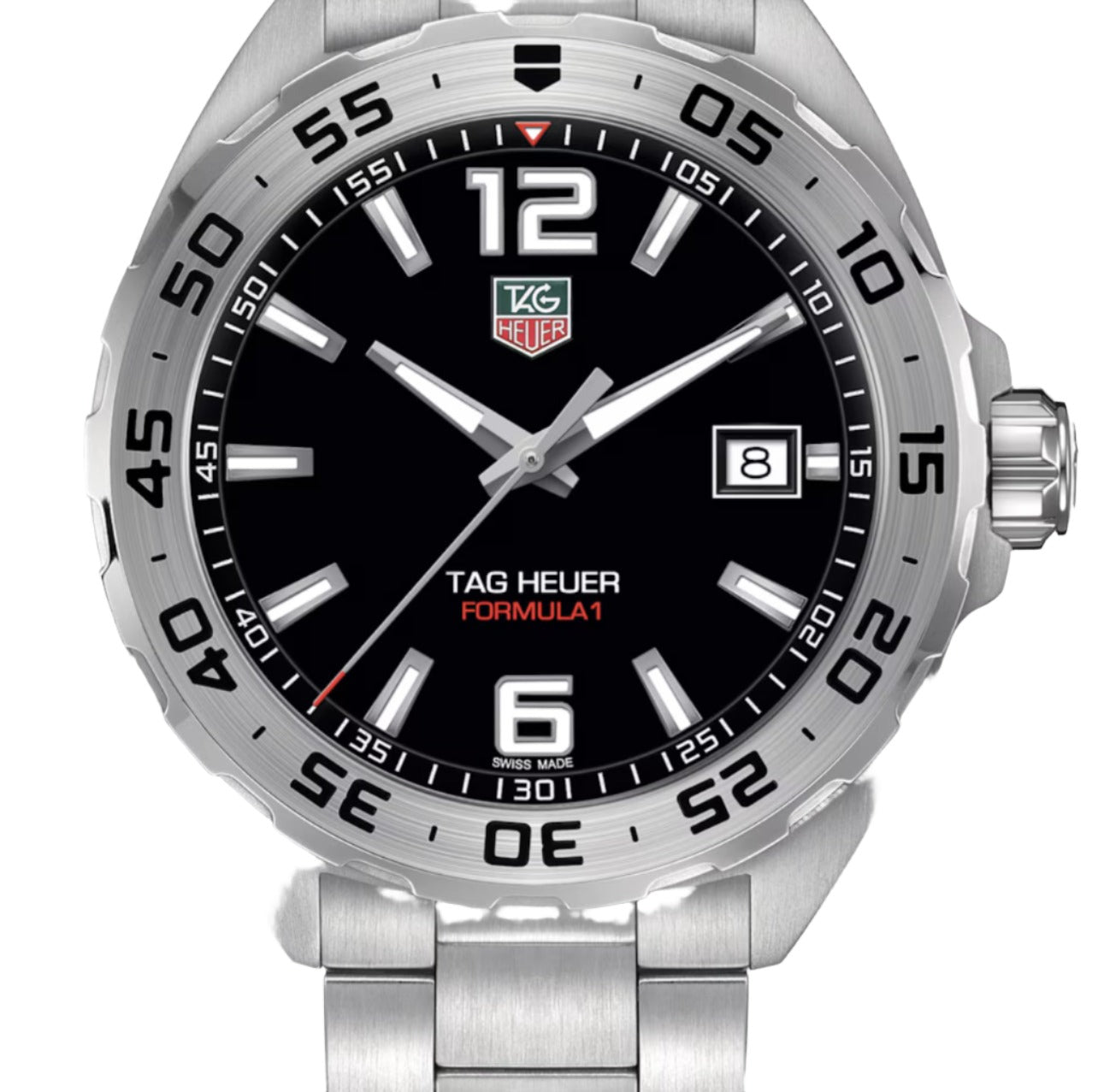 TAG HEUER-FORMULA DATE Quartz, 41 mm, Steel - Main Image