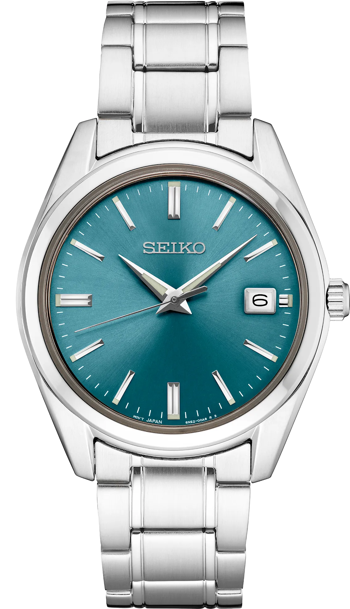 SEIKO QUARTZ TYPE II 腕時計 本体 ブルー文字盤 Seiko-Men's Quartz Stainless Steel Blue Dial SUR525