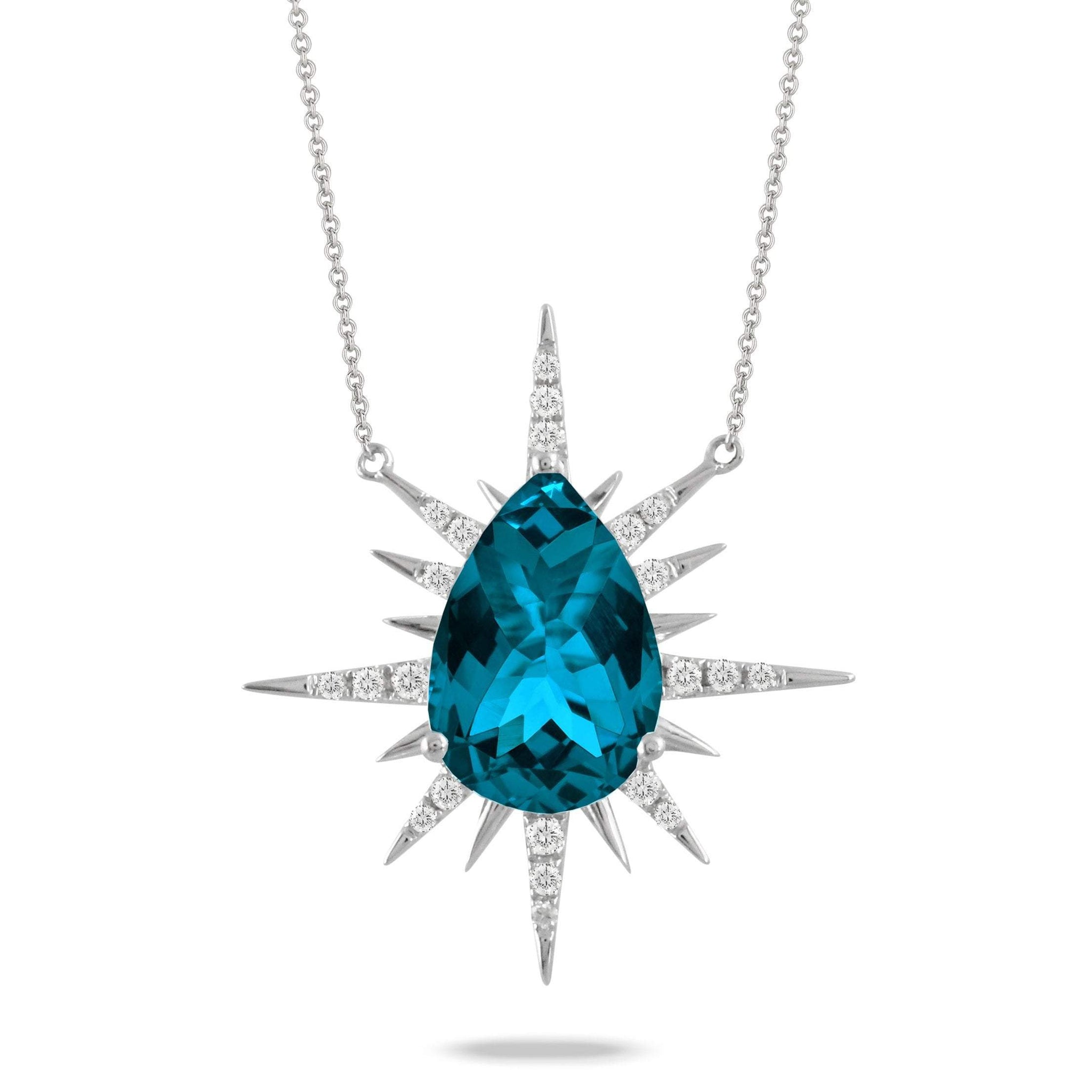 DOVES JEWELRY LONDON BLUE PENDANT - M&R Jewelers