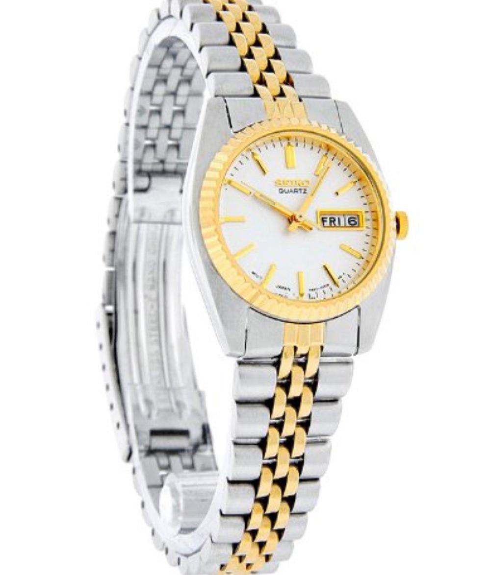 SEIKO Ladies White Dial Stainless Steel Watch SWZ054 SEIKO Ladies White Dial Stainless Steel Watch SWZ054