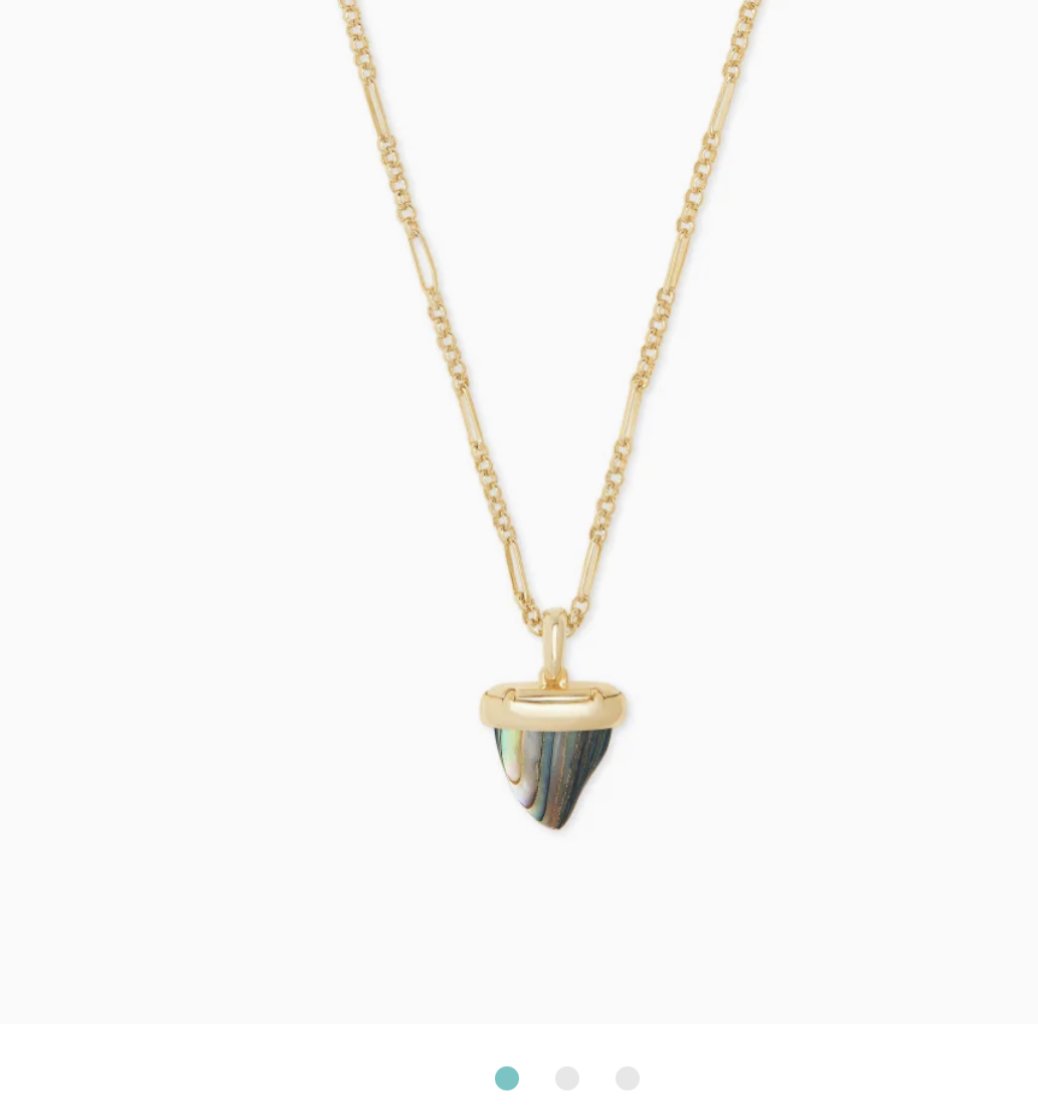 Kendra Scott-Oleana Gold Pendant Necklace In Abalone Shell 4217718870