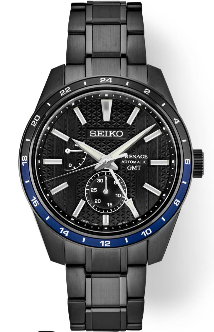 Seiko - Presage Sharp-Edged Series GMT Zero Halliburton Limited Editio