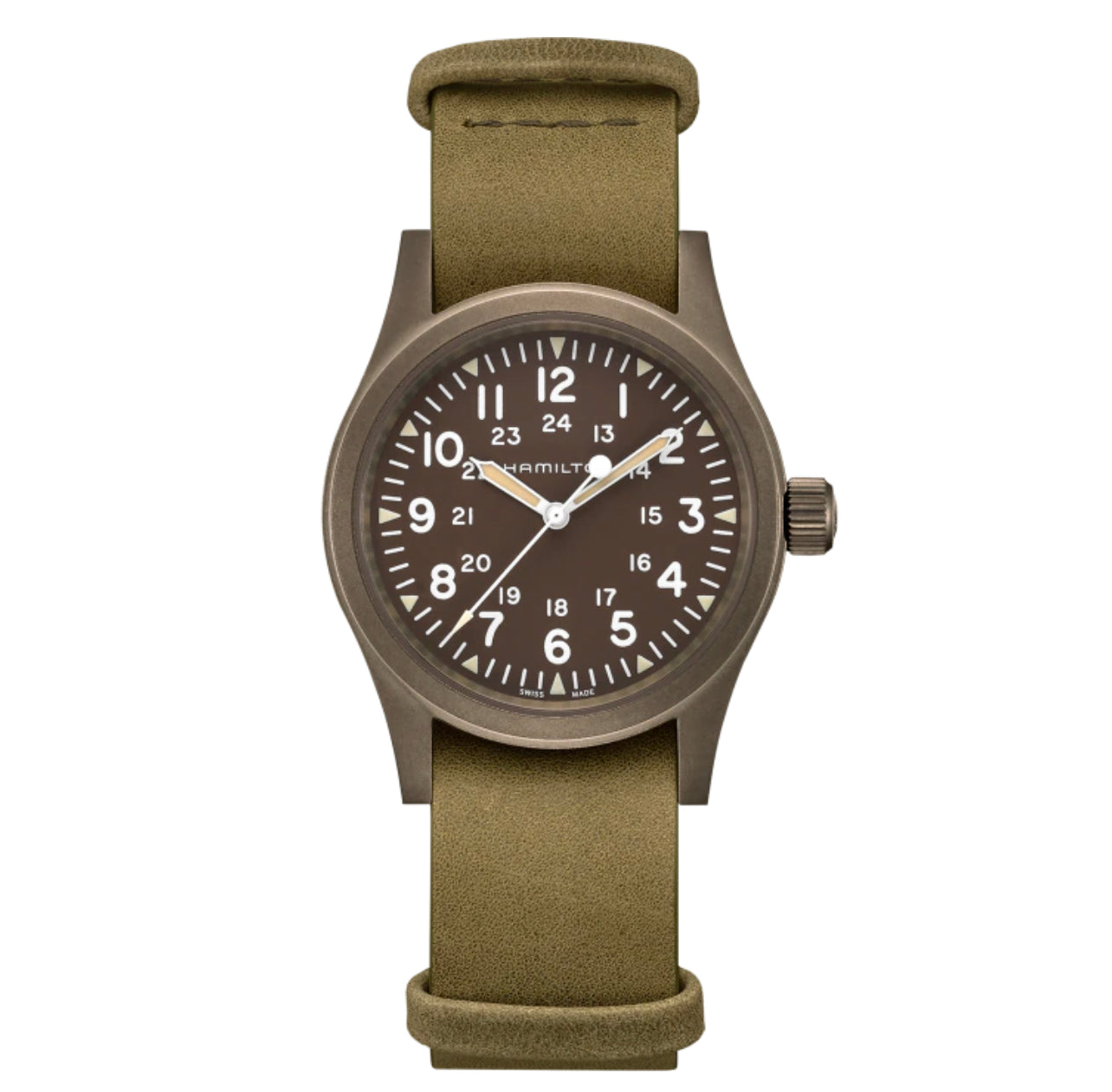 Hamilton 38mm mechanical field on sale watch