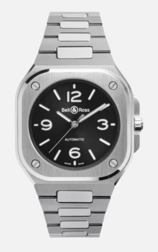 Bell&Ross- BR-05 36 MM BLACK STEEL
36 MM BR05-S-BL-ST