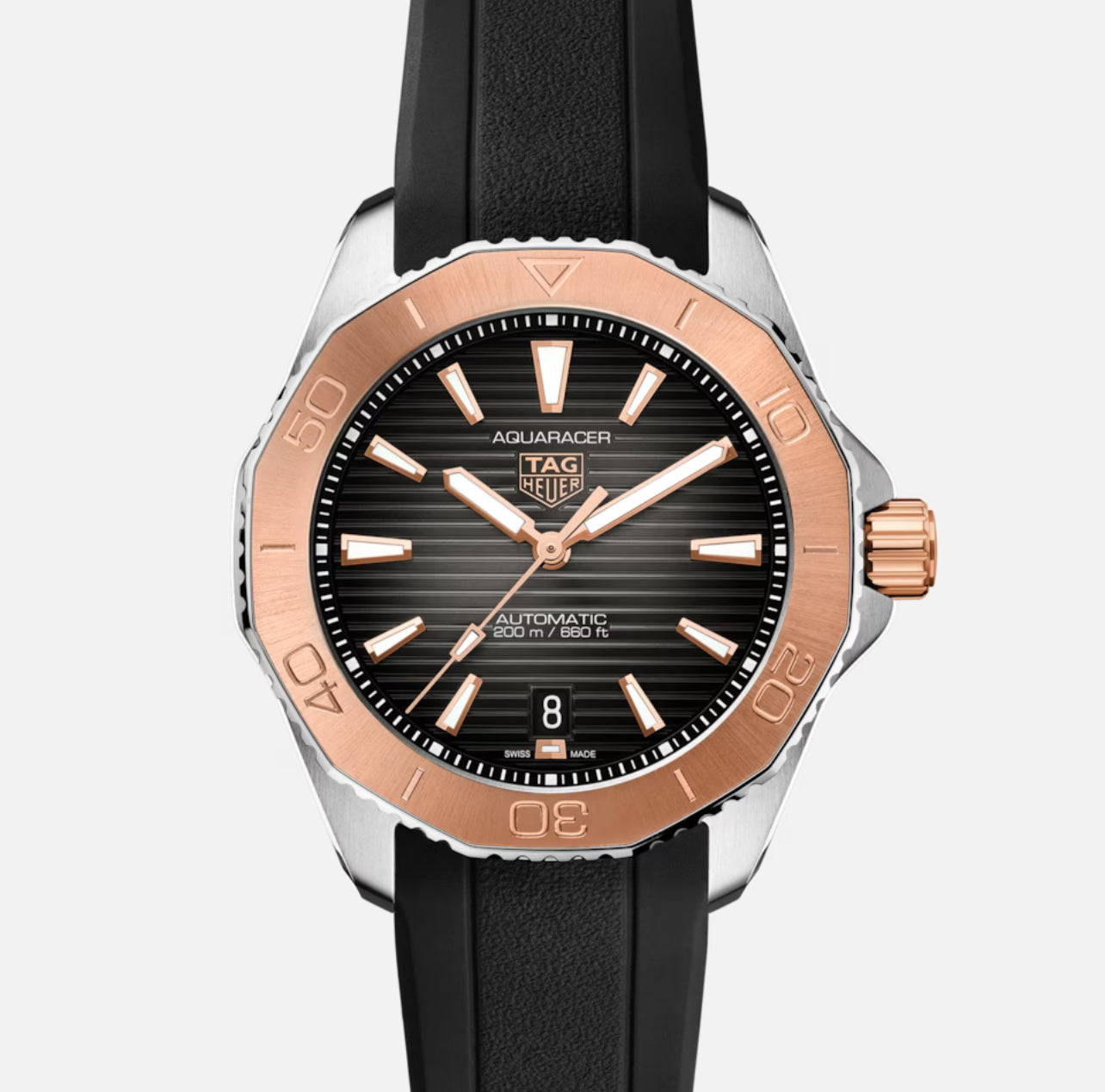 TAG HEUER-AQUARACER
PROFESSIONAL 200 DATE
Automatic, 40 mm, Steel and Gold
WBP2151.FT6199