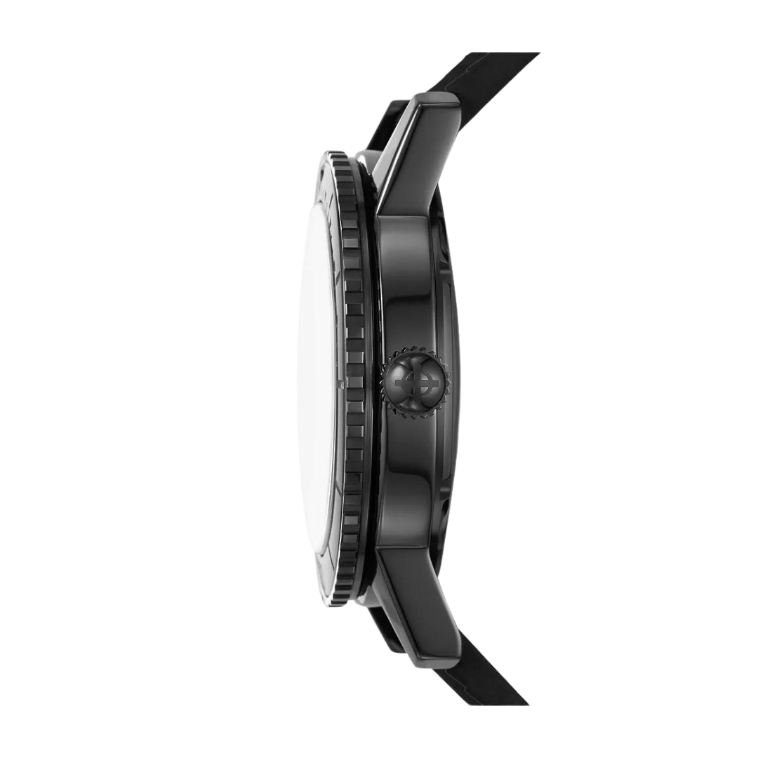 ZODIAC- Super Sea Wolf STP 1-11 Swiss Automatic Three Hand Date Black Rubber Watch