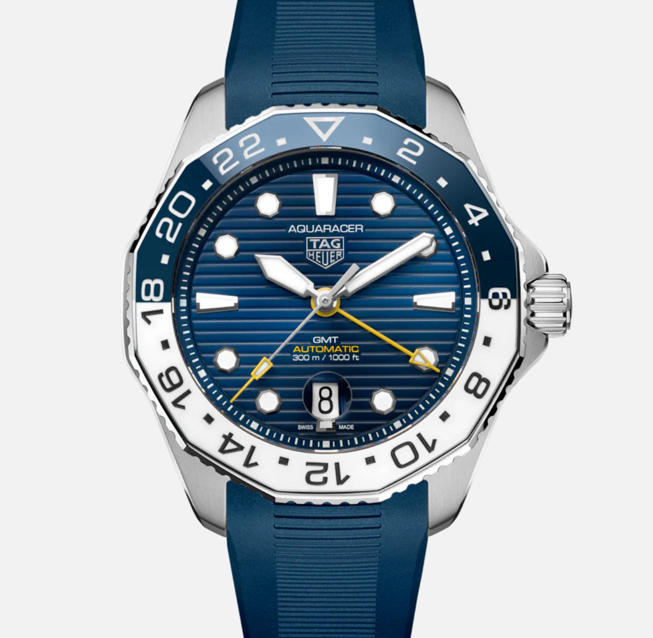 TAG HEUER-AQUARACER PROFESSIONAL 300 GMT Automatic Watch - Diameter 43 mm WBP2010.FT6198
