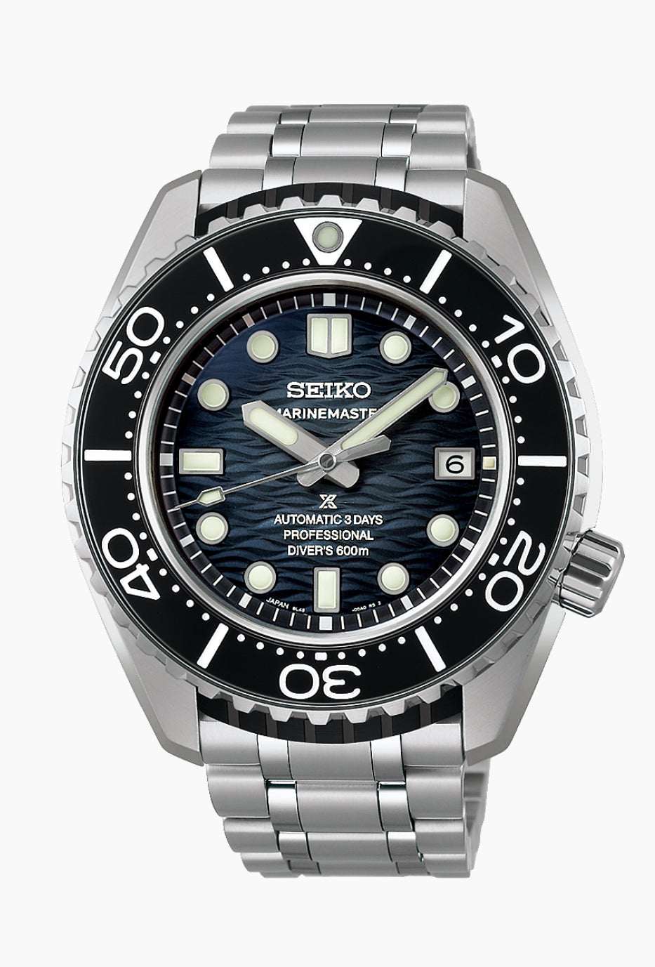 Seiko-Prospex
Marinemaster
Seiko Diver’s Watch 60th Anniversary Limited Edition
Limited edition of 600 pieces SLA081