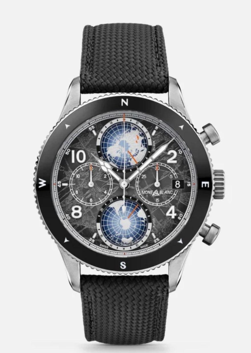 Montblanc-MONTBLANC 1858 GEOSPHERE CHRONOGRAPH 0 OXYGEN THE 8000 LIMITED EDITION - 290 PIECES 130811