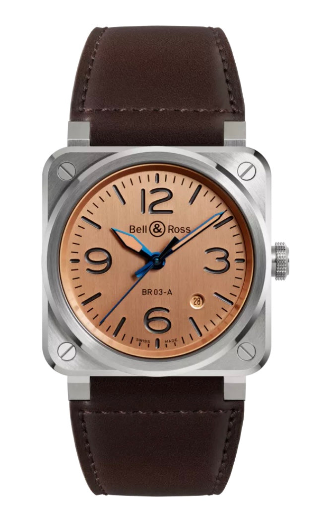 BELL & ROSS- NEW BR 03 COPPER
41 MM BR03A-GB-ST/SCA