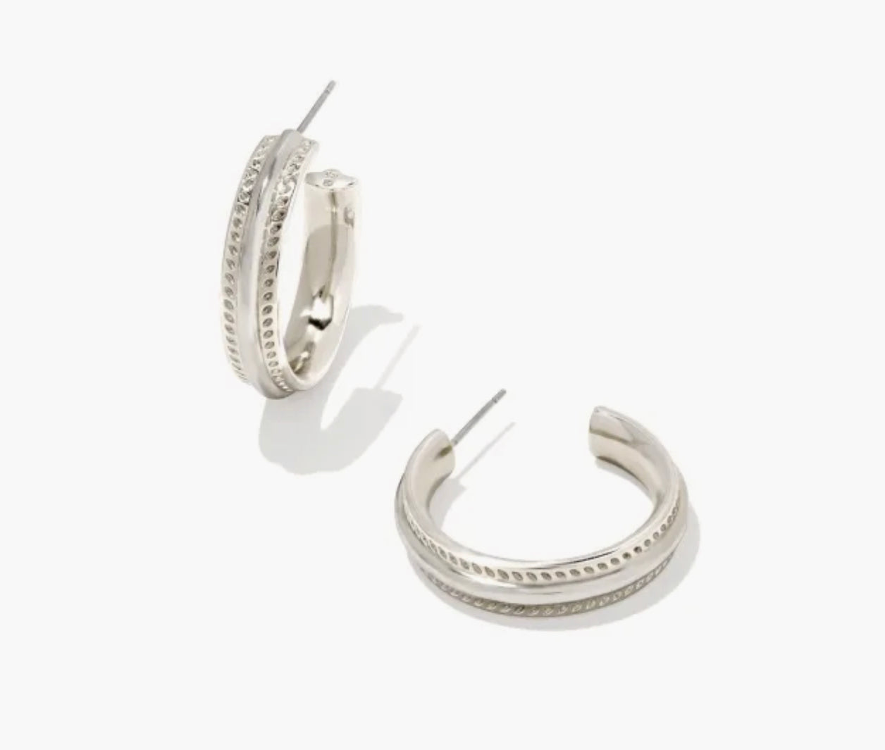 Kendra Scott-Merritt Hoop Earrings in Silver 9608853959