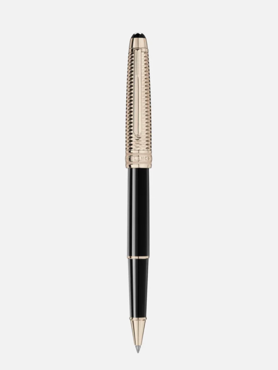 Montblanc-Meisterstück Doué Geometry Champagne Gold-Coated Classique Rollerball 118093