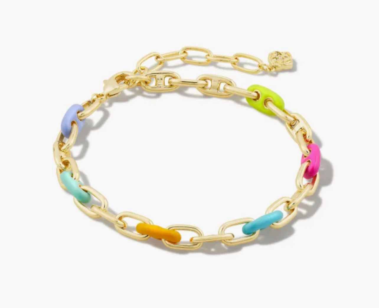 Kendra Scott-Bailey Gold Chain Bracelet in Rainbow Multi Mix 9608851336