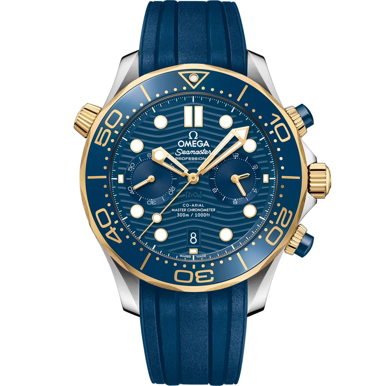 OMEGA-SEAMASTER DIVER 300M CO‑AXIAL MASTER CHRONOMETER CHRONOGRAPH 44 MM 210.22.44.51.03.001