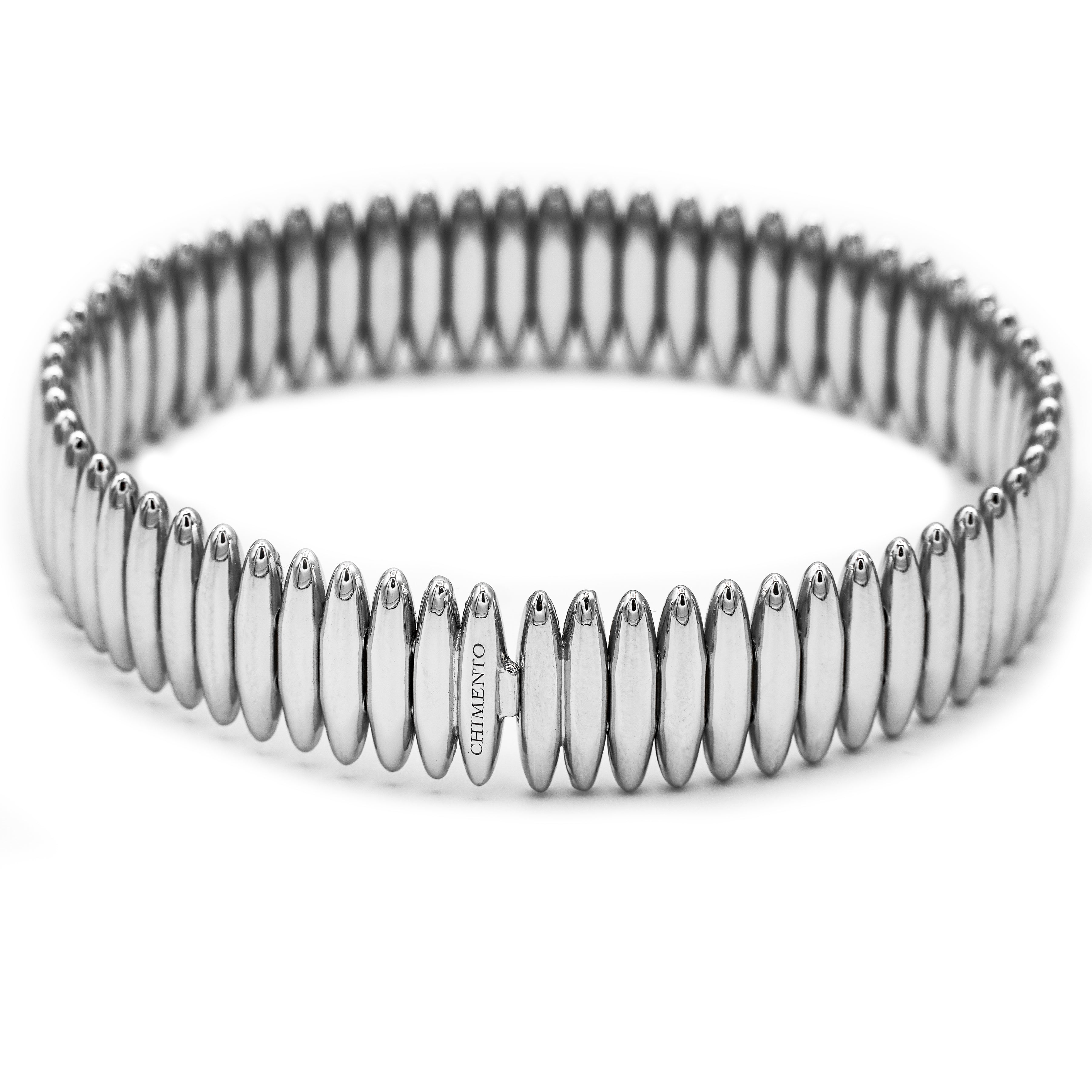 chico　大幅値下げ　ナンタケットバングル Naga Bracelet, Gold, Silver, Diamonds, 10.5MM