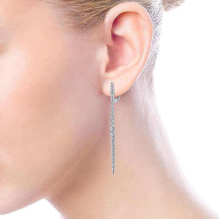 Drop & linear diamond earrings for women Clearance