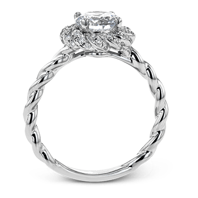 SIMON G PLATINUM WHITE LR1133 ENGAGEMENT RING - M&R Jewelers