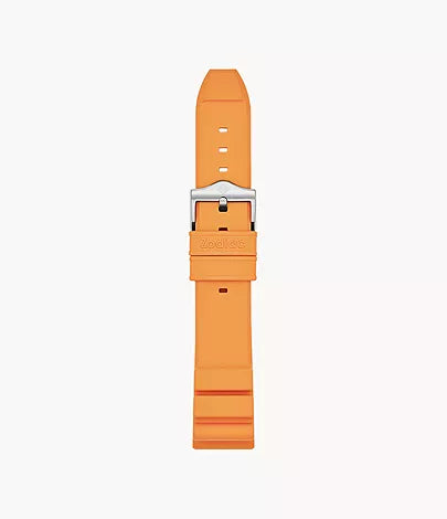ZODIAC- Pro Diver 20mm Orange Rubber Strap