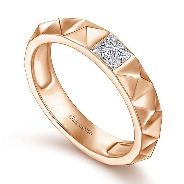 LR51286K45JJ 14K ROSE GOLD STACKABLE DIAMOND LADIES' RING - M&R Jewelers