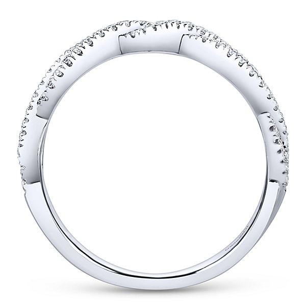 LR51168W45JJ 14K WHITE GOLD STACKABLE DIAMOND LADIES' RING - M&R Jewelers