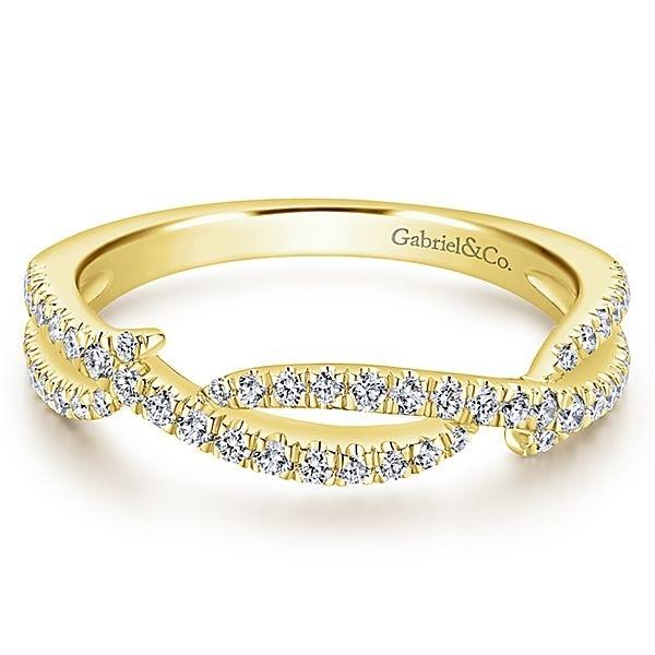 LR51182Y45JJ 14K YELLOW GOLD STACKABLE DIAMOND LADIES' RING - M&R Jewelers