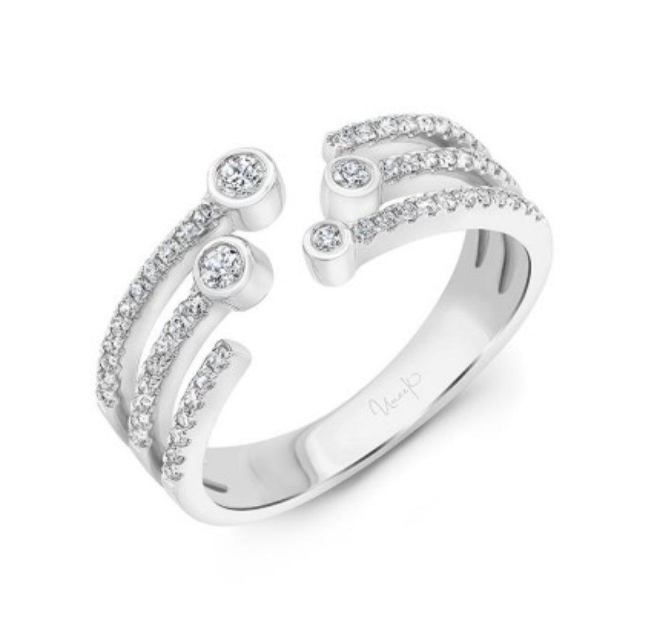 Uneek-Diamond Fashion Ring, in 14K White Gold-LVBCX651W