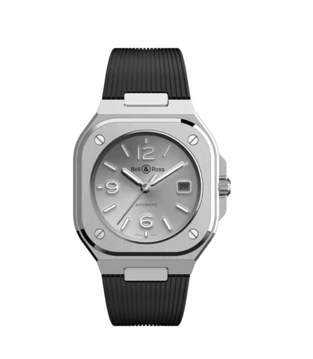 BELL & ROSS-BR 05 GREY STEEL BR 05A-ST-1100337