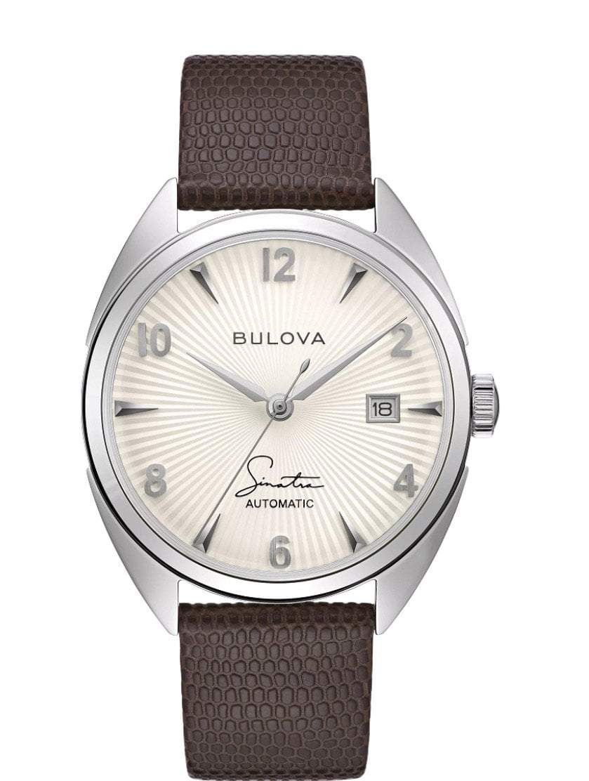 Bulova-Bulova Fly Me To The Moon White Dial Automatic Watch 96B347