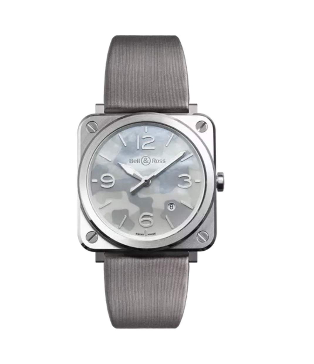 BELL & ROSS-BR S GREY CAMOUFLAGE BRS-64-S-04527