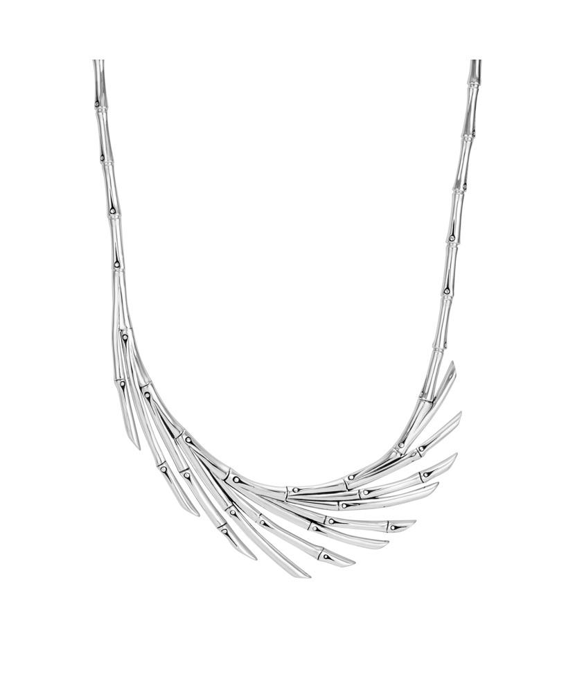 Silver Bamboo necklace