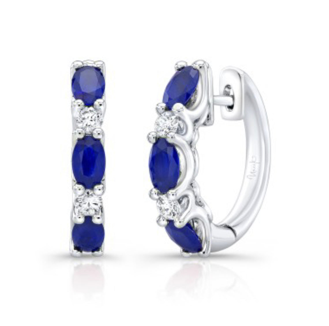 Uneek-Uneek Blue Sapphire Earrings-ER10004BSU