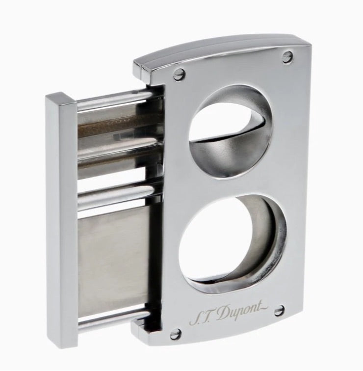S.T. Dupont - CHROME DOUBLE BLADE CIGAR CUTTER  REF: 003418